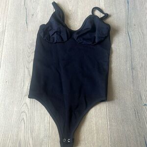 shein black shape wear bodysuit